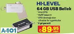 Hİ-LEVEL 64 GB USB BELLEK Hİ-LEVEL 64 GB USB BELLEK